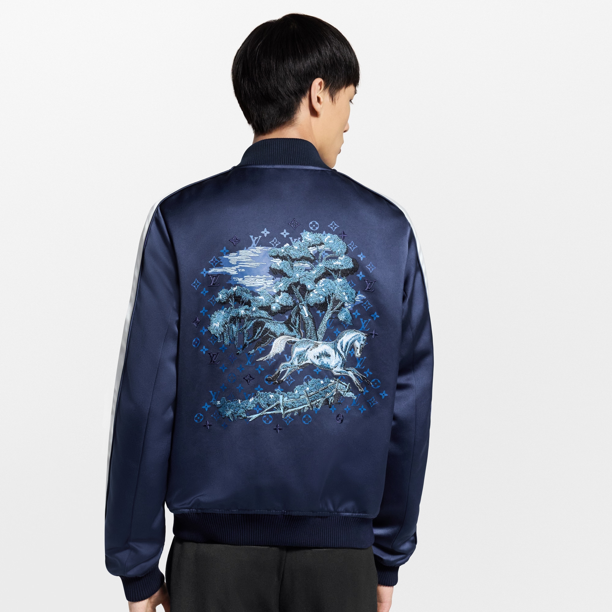 Embroidered Souvenir Jacket - Luxury Blue | LOUIS VUITTON